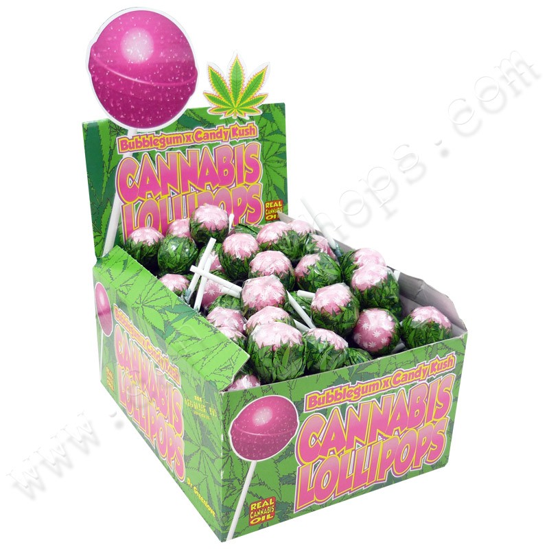 Sucettes Cannabis Candy Kush x Bubble Gum